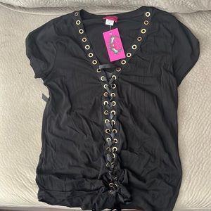 NWT Demi Loon Lace-up Corset Top Size 2X